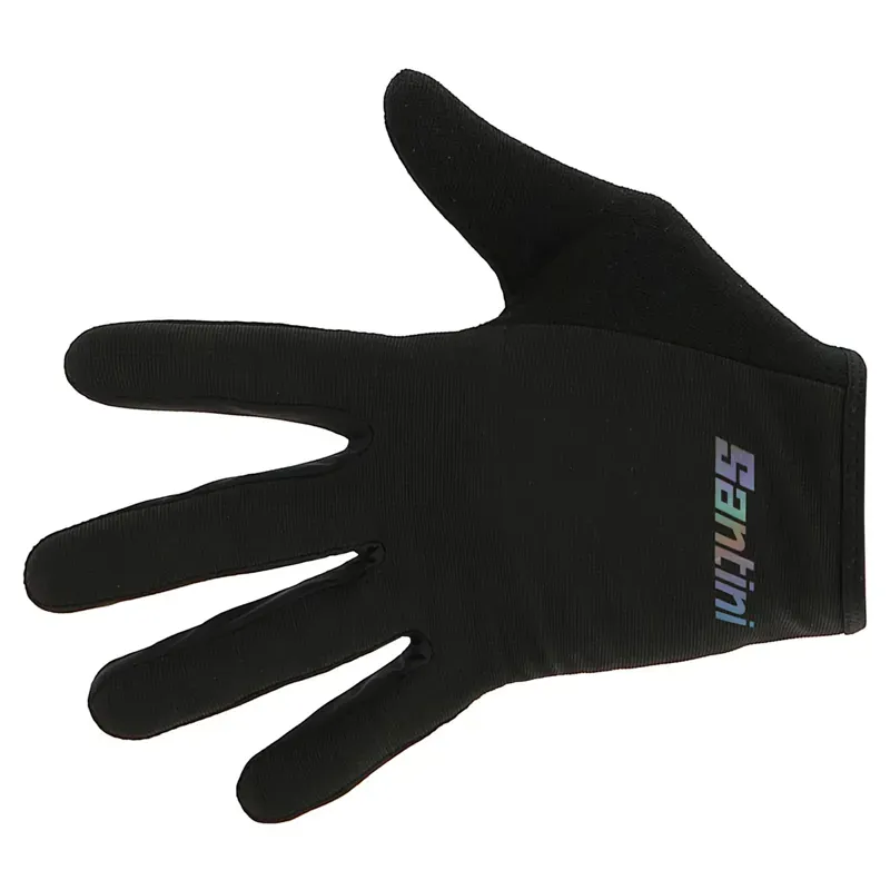 Santini Gravel/Mtb Cycling Gloves in Black