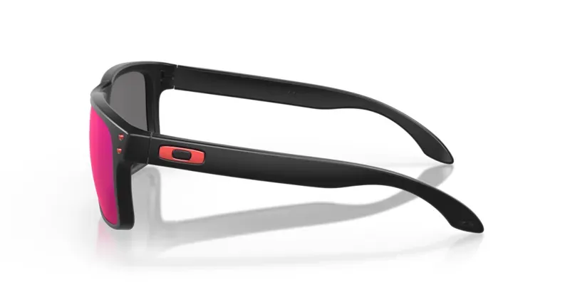Oakley Holbrook In Red Iridium Lenses/Matte Black Frame-2