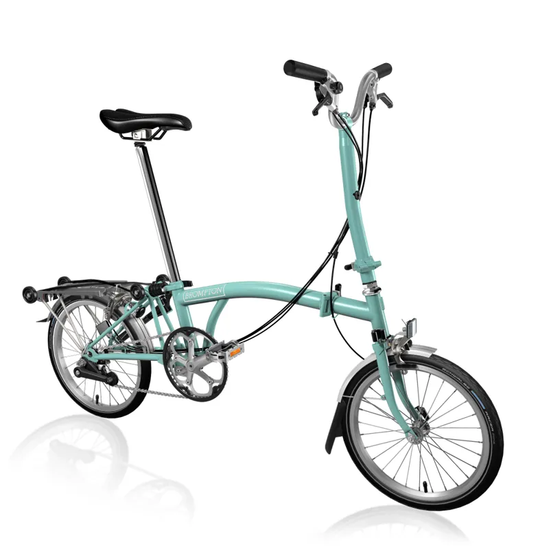green brompton bike