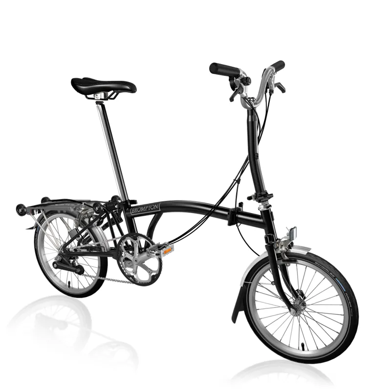 Brompton C Line Explore Mid Bar with Rack in Black