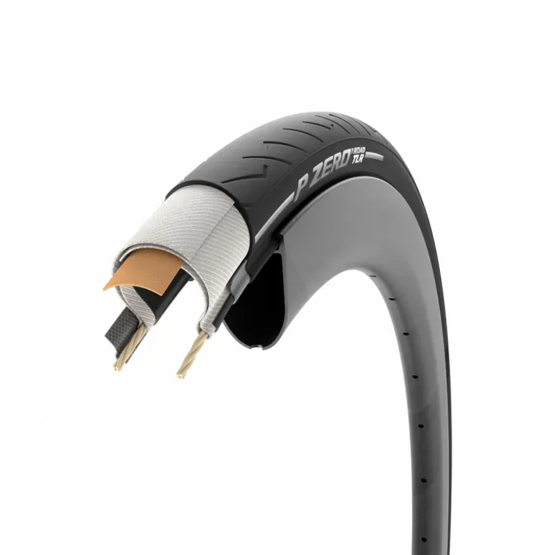 Pirelli P Zero Road TLR tyre in Black 700c-5