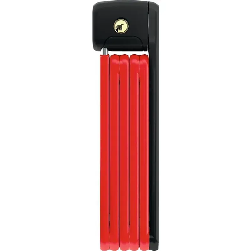 Abus 6055 Bordo Ugrip Lite 5mm 2.8ft Folding Key Lock in Red