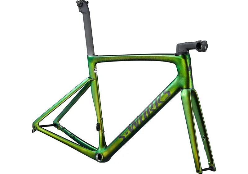 21 Specialized S Works Tarmac Sl7 Carbon Road Bike Frameset In Green