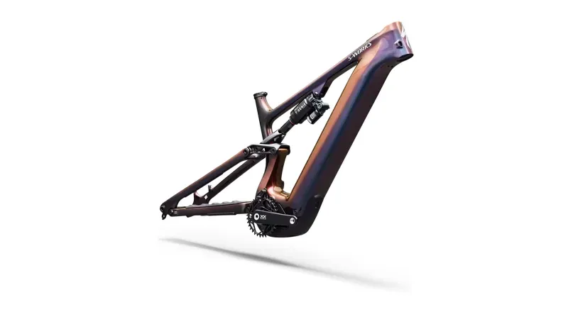 Specialized S-Works Turbo Levo 4 Frameset in Gloss Red Gold-1