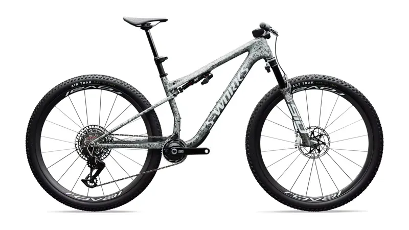 Specialized S-Works Epic 9 XC Mountain Bike in Metallic Obsidian Multi Color Dry Impasto