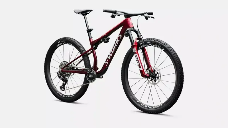 Specialized S-Works Epic 9 XC Mountain Bike in Red Tint Over Red Reflex Pearl Edge Fade-1
