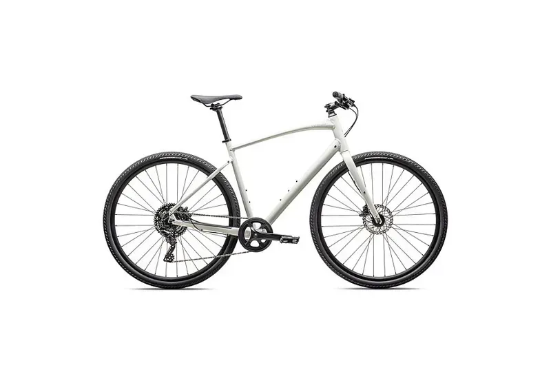 Specialized Sirrus X 2.0 Hybrid Bike In Gloss Dune White/Dove Grey Reflective