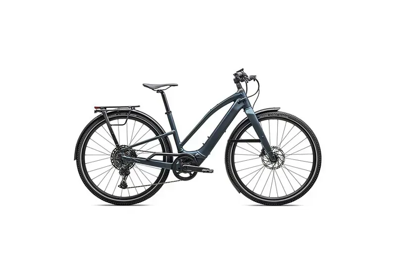 Specialized Turbo Vado SL 2 5.0 Step-Through eHybrid Bike in Satin Deep Lake Metallic