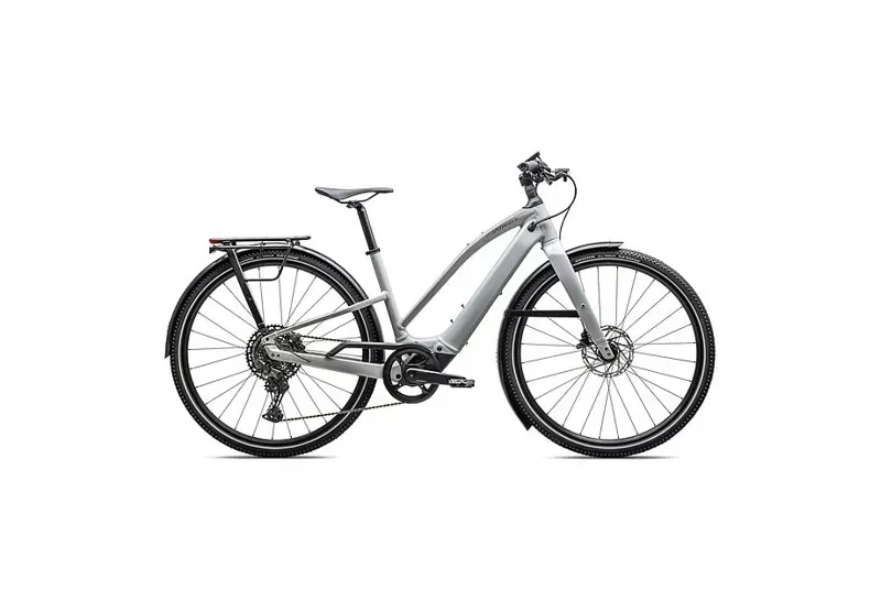 Specialized Turbo Vado SL 2 5.0 Step-Through eHybrid Bike in Gloss Dove Gray