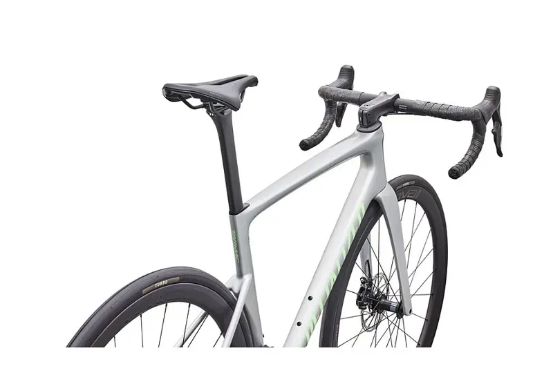 Specialized Tarmac SL9 Expert - SRAM Force AXS SILVER / POWDER LIME-4