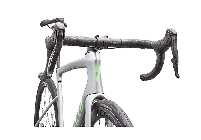Specialized Tarmac SL9 Expert - SRAM Force AXS SILVER / POWDER LIME-5
