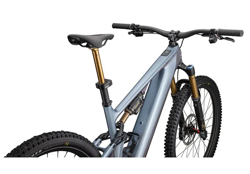 S-Works Turbo Levo 4 Gloss Glacial Metallic / Red Pearl / Black Pearl-4