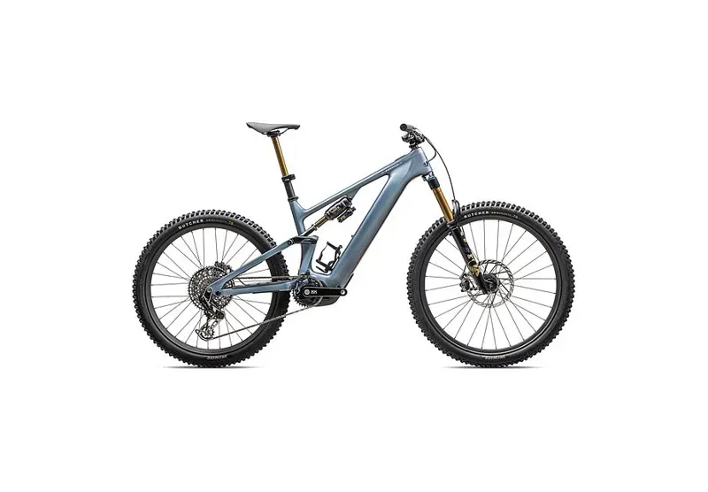 S-Works Turbo Levo 4 Gloss Glacial Metallic / Red Pearl / Black Pearl