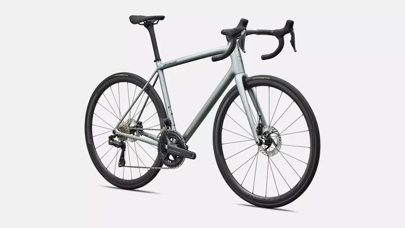Specialized Aethos 2 Pro Shimano Ultegra Di2 Race Bike in Shadow Silver-1