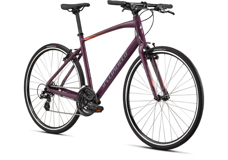 2021 Specialized Sirrus 1.0 Hybrid Bike in Red