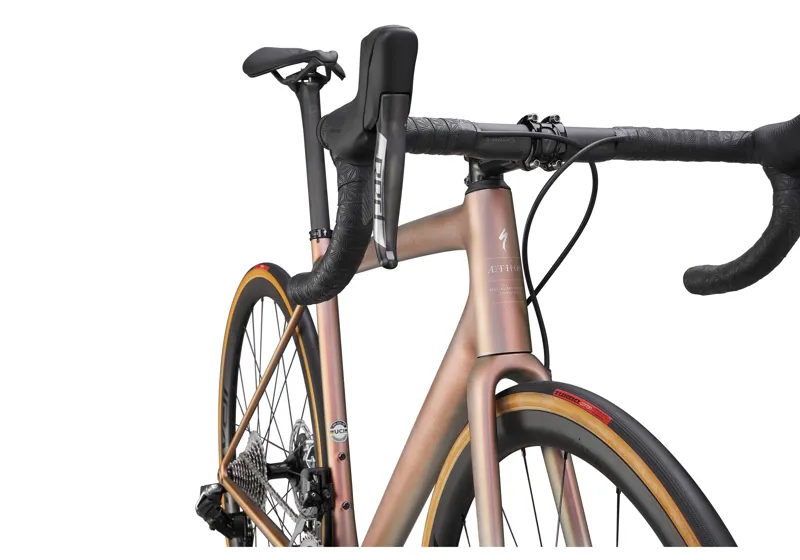 2021 Specialized SWorks Aethos Carbon Road Bike in Gold