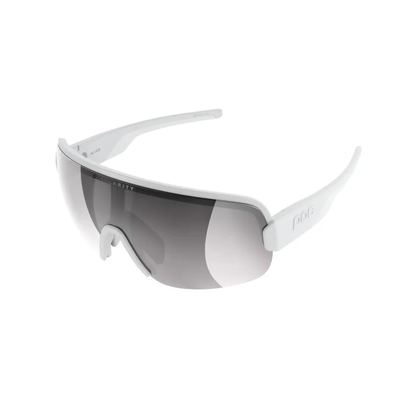 POC Aim Hydrogen White/Clarity Road/Sunny Silver one size