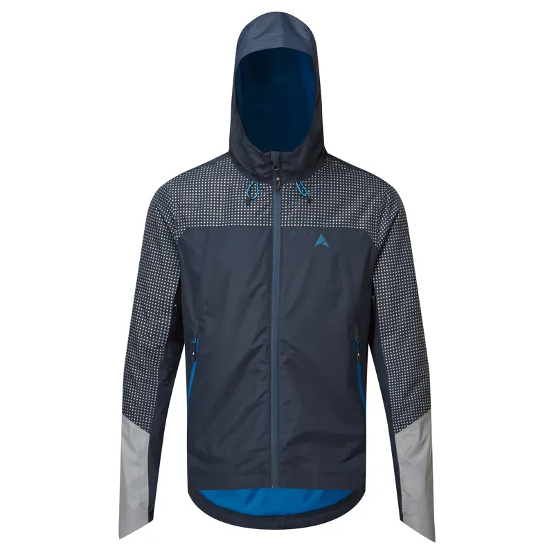 Altura Nightvision Zephyr Waterproof Cycling Jacket in Navy