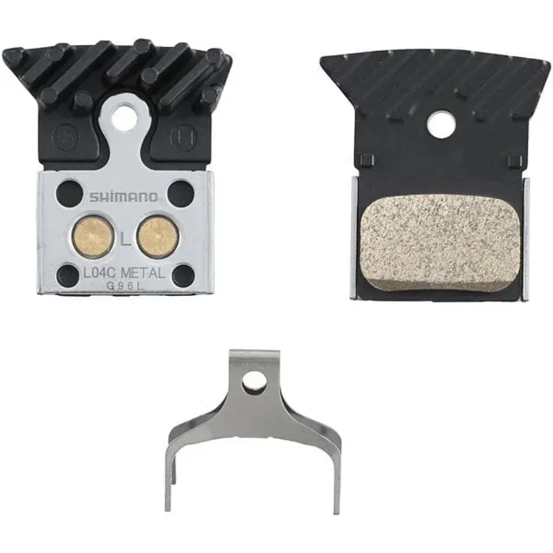 Shimano L04C MF disc pads metal sintered with cooling fins