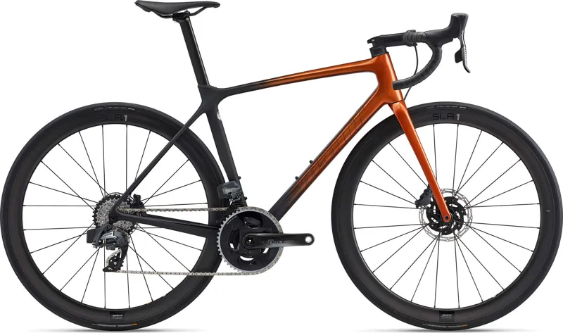 Giant TCR Advanced Pro 0 Disc AX Carbon Road Bike in Amber Glow