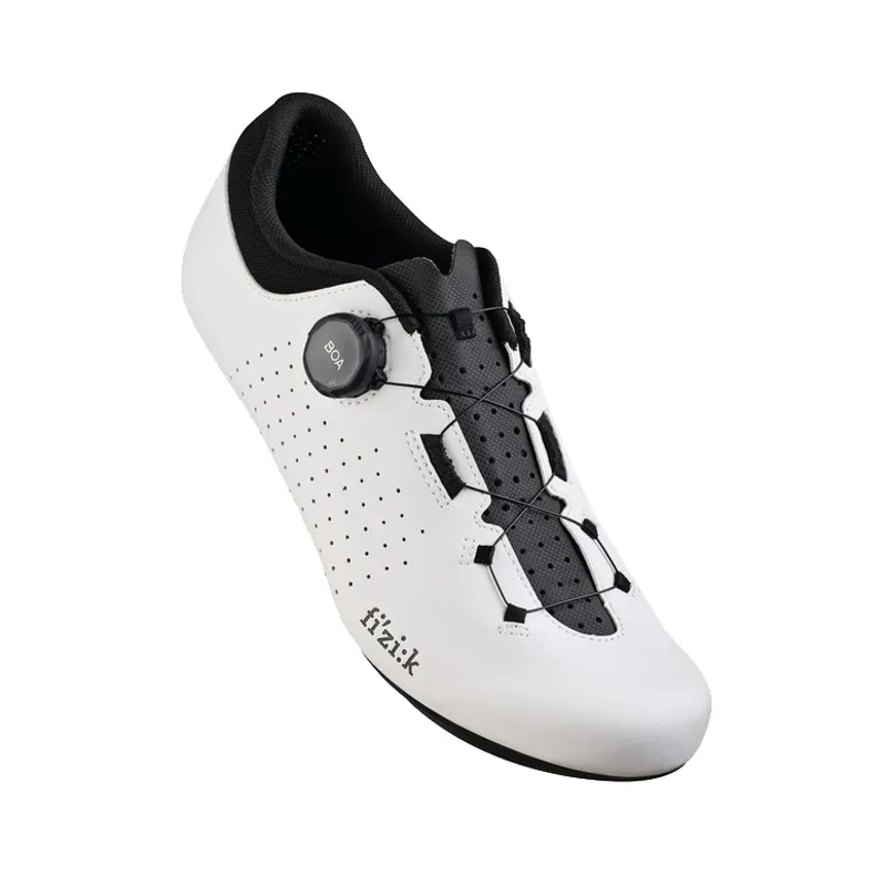 Fizik Vento Omna Wide Fit Road Shoes in White/Black