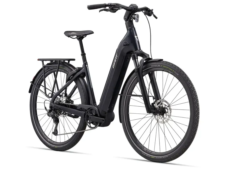 Giant AnyTour E+ 4 LST Electric Commuter Bike in Cold Night-1