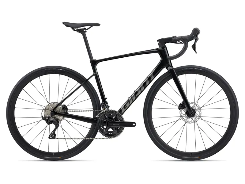 Giant Defy Advanced 2 Road Bike in Abyss Black/Chrome