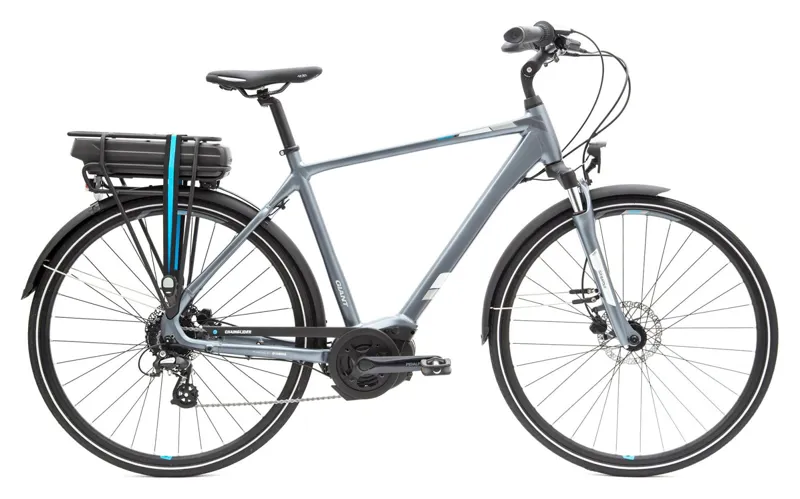 2018 Giant Entour E+2 Aluminium Electric Bike in Steel Grey