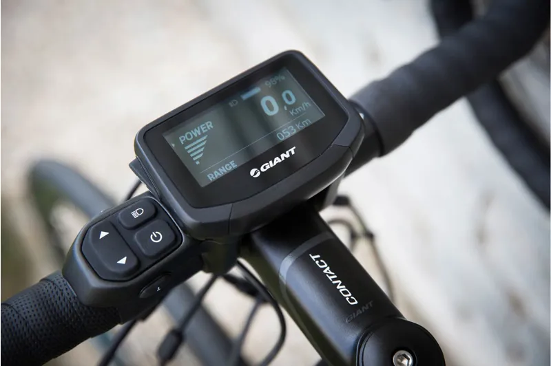 2018 Giant Road-E+1 Pro 25km/h Gloss Black/Gloss Team Blue-4