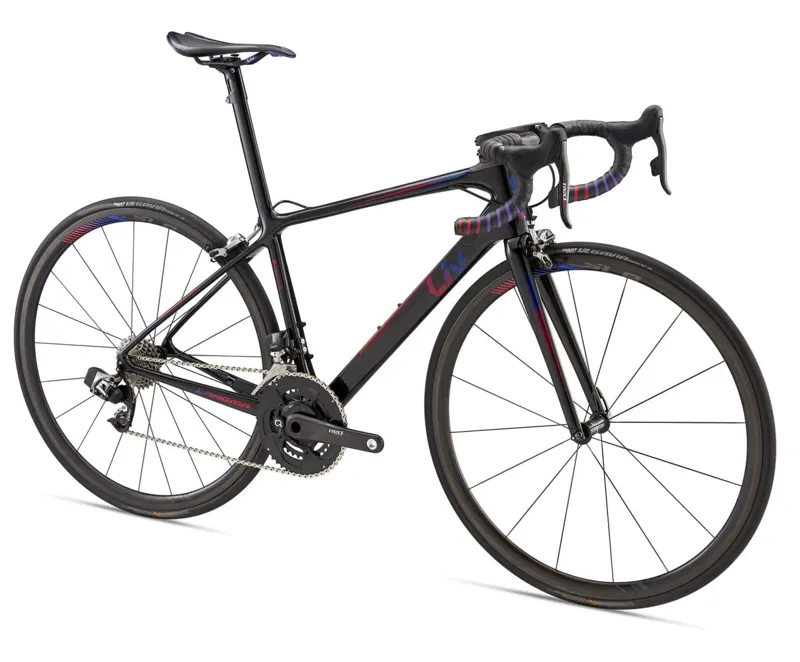 2018 Liv Langma Advanced SL 0 Gloss Carbon Smoke/Gloss Red/Gloss Purpl-1