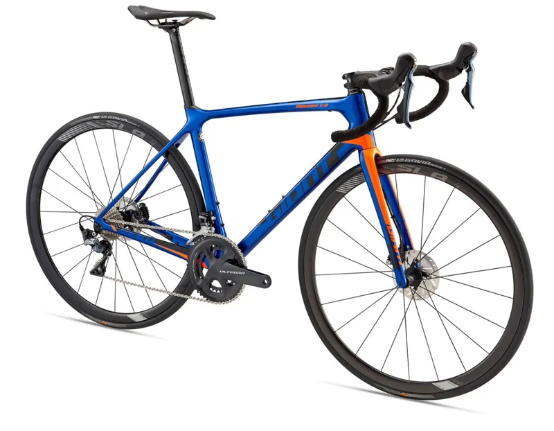 2018 Giant TCR Adv Pro 1 Disc Electric Blue/Neon Orange/Black-1