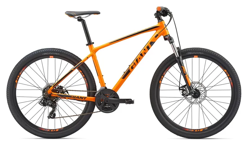 2019 Giant ATX 2 27.5 Mens Hardtail Mountain Bike in Orange