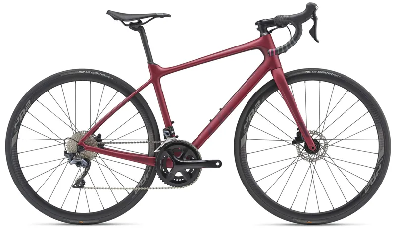 2019 Liv Avail Advanced 1 Carbon Womens Road bike in Red