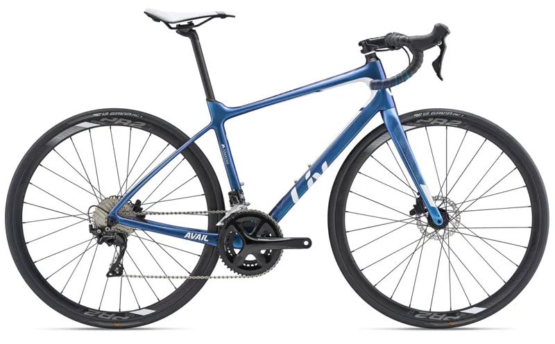 2019 Liv Avail Advanced 2 Carbon Womens Road bike in Blue
