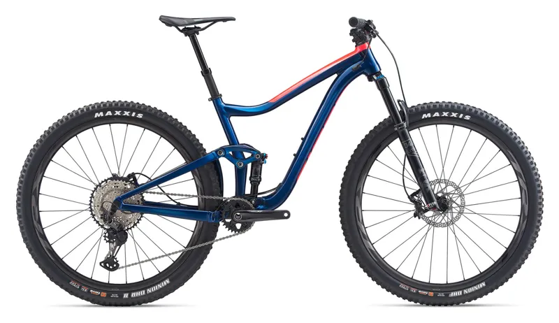 2020 Giant Trance 29 1 Full Suspension Mountain Bike in Blue