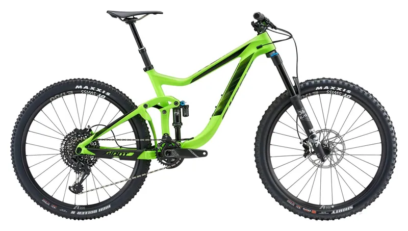 2018 Giant Reign Advanced 1 Satin Neon Green/Satin Black