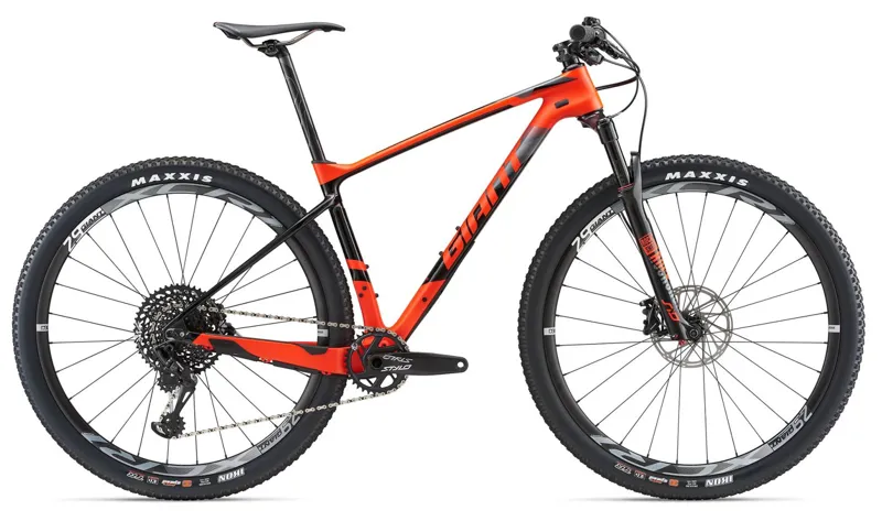2018 Giant XTC Advanced 29er 1 Matt Neon Red/Gloss Carbon/Black