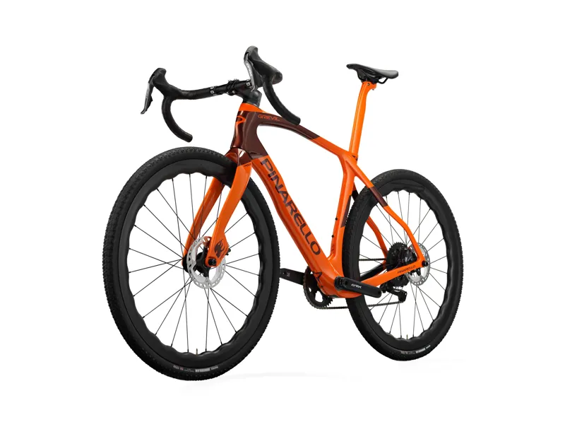 Pinarello Grevil F9 Disc with Shimano GRX Di2  and Princeton Carbon wheels Stone orange  -1