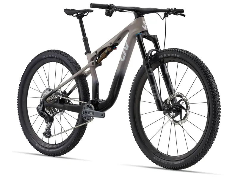 Liv Pique X Advanced SL 1 Mountain Bike in Dune Beige/Raw Carbon-1