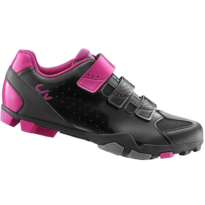 Giant Liv Fera Womens MTB Shoes Black/Fuchsia