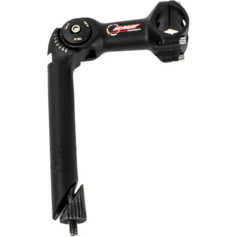 M Part Adjustable 4 Bolt 1-18in Quill Stem in Black