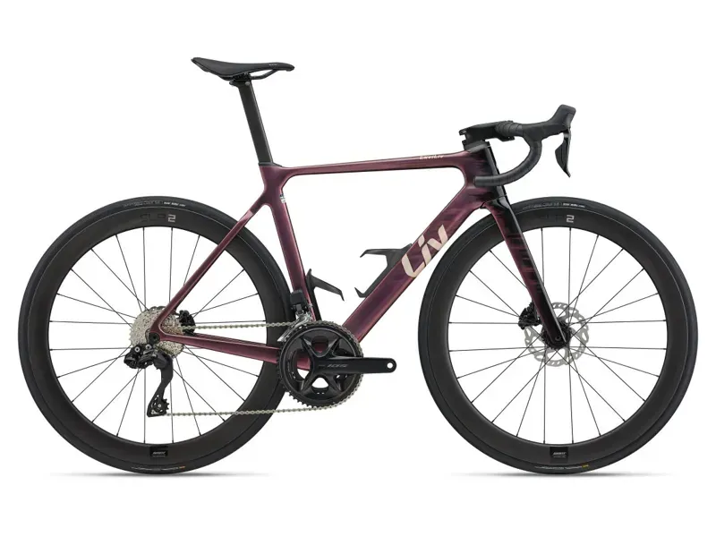 Liv EnviLiv Advanced 1 Road Race Bike In Gloss Mechanic Rose