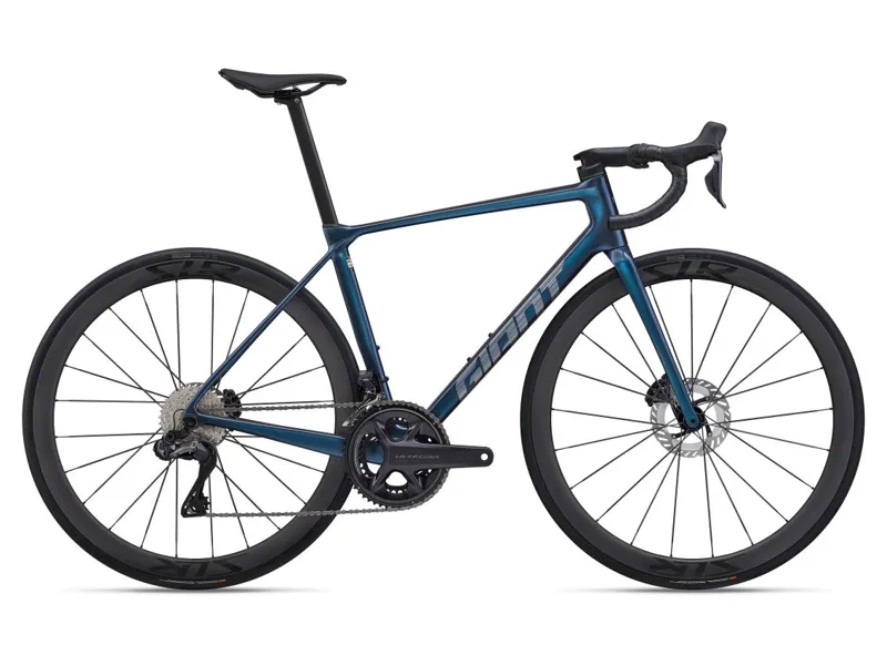 Giant TCR Advanced Pro 0-Di2 Road Bike In Gloss Ocean Twilight/Lightning