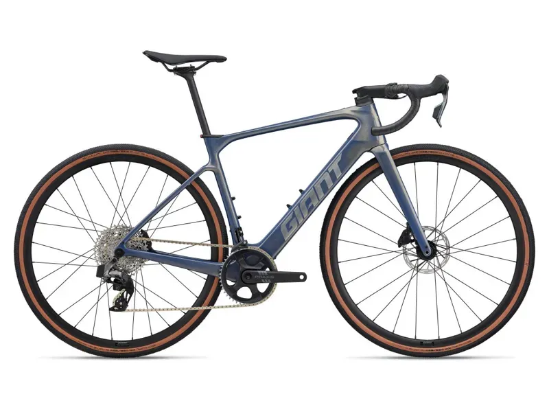 Giant Defy Advanced E+ Elite AR 25km/h eRoad Bike in Midnight Moon