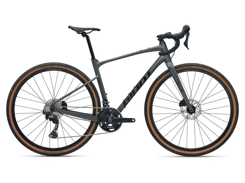 Giant Revolt 0 Gravel Bike in Stealth Chrome