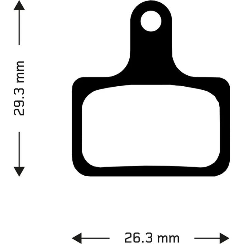 Aztec Shimano Sintered Disc Brake Pads in Gold