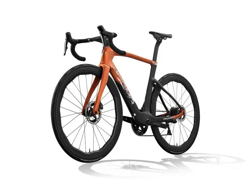 Pinarello Dogma F Dura Ace Di2 Disc Road Bike in Luxter Amber-1