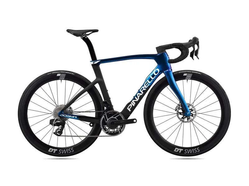 Pinarello Dogma F Dura Ace Di2 Disc Road Bike in Luxter Blue Shiny