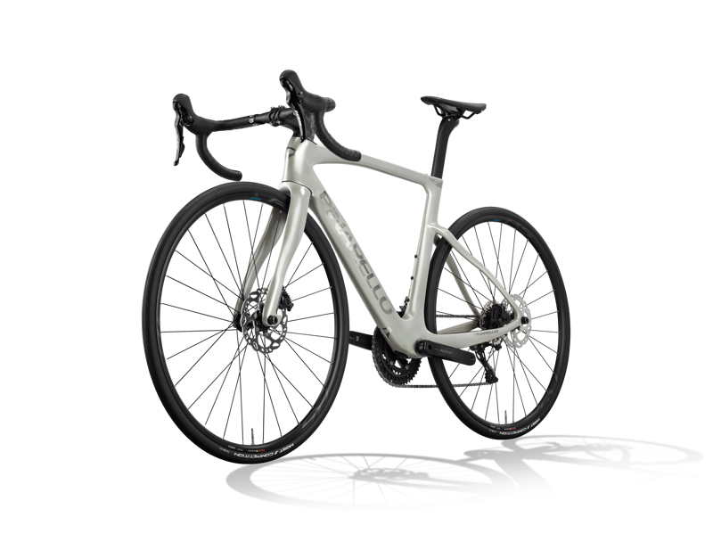 Pinarello F1 105 Disc Road Competition Bike in Comet Silver Shiny-2