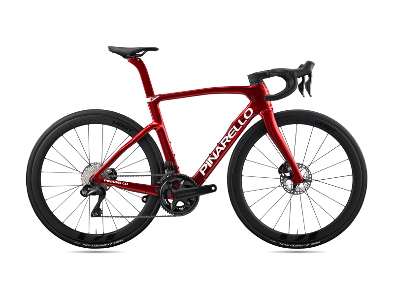 Pinarello F7 Ultegra Di2 Road Competition Bike in Starry Red Shiny